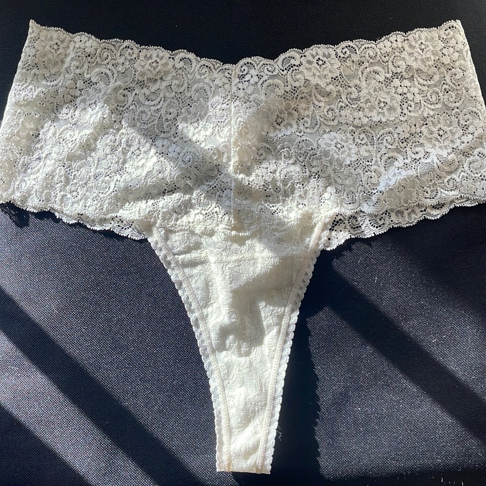 Soma Intimates Embraceable all over lace thong